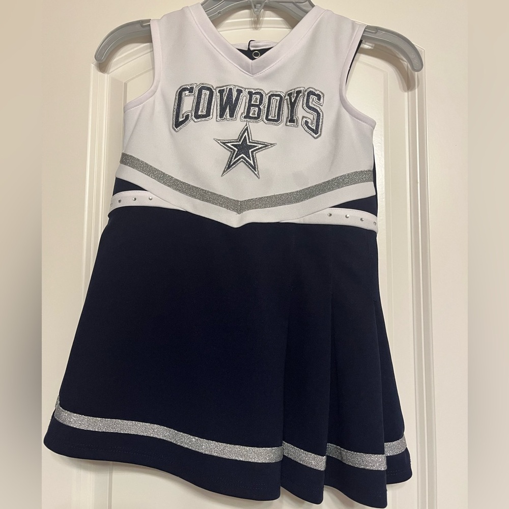 NFL Dallas Cowboys Girls Authentic Navy and White Dress **Very Good condition**